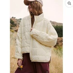 FP Movement by Free People Pippa Packable Puffer Jacket butter yellow